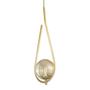 Imagem de Lustre Pendente On Drop - Dourado Com Globo De Vidro Âmbar