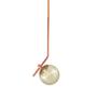 Imagem de Lustre Pendente ON LY - BRONZE com globo de vidro Âmbar