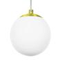 Imagem de Lustre Pendente Orby Bolinha Dourada + Lampada 3000k