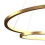 Imagem de Lustre Pendente Orluce Tabat OR1790 com 2 Aros 60/40cm Dourado Led Bivolt