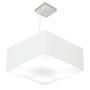 Imagem de Lustre Pendente Quadrado Branco MJ-4006 Para Mesa de Jantar e Estar