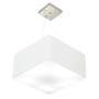 Imagem de Lustre Pendente Quadrado Branco MJ-4195 Para Mesa de Jantar e Estar