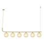 Imagem de Lustre Pendente Quality Orbit II 1555 Dourado / Champagne G9 Bivolt