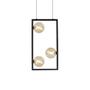 Imagem de Lustre Pendente Quality Orbit II 1557 Preto G9 Bivolt