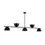 Imagem de Lustre Pendente Retangular Industrial 1,50cm Preto 665