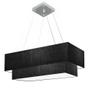 Imagem de Lustre Pendente Retangular Preto MJ-4138 Para Mesa de Jantar