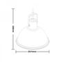 Imagem de Lustre Pendente Taschibra Factory P Preto E27 Bivolt