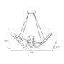 Imagem de Lustre Pendente Taschibra Loop Led Bivolt