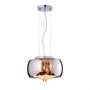 Imagem de Lustre Pendente Verona Cristal K9 e Vidro Cromado 28cm 