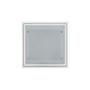 Imagem de Lustre Plafon de Sobrepor de vidro para 02 lâmpadas 30cm Ideal para Sala, Quarto, Cozinha, Banheiro 110v/220v Branco