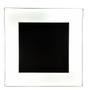 Imagem de Lustre Plafon Luz Indireta Sobrepor 40x40 Preto Com Branco