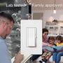 Imagem de Lutron Diva 250W LED+ Dimmer Switch para Lâmpadas LED Dimmable, Halogen e Incandescent, Single-Pole ou 3-Way, DVCL-253P-WH, Branco