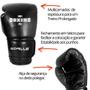 Imagem de Luva boxe 12 oz + manopla de foco + bandagem elástica 3 mt