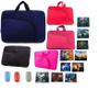Imagem de Luva com bolso para notebook de até 15.6 polegadas + Mouse sem fio Multilaser + Mouse Pad estampado