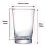 Imagem de Luva Copos de Vidro Happy Hour Caldereta 350ml 6 Pcs Ruvolo