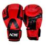 Imagem de Luva de Boxe e Muay Thai Premium Vermelho e Preto 14oz P16-14 Acte Sports