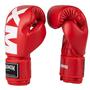 Imagem de Luva De Boxe Muay Thai Kicboxing Maximum MXM Vermelho Power Face