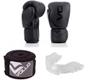 Imagem de Luva de Boxe/Muay Thai Vollo 14 Oz Training + Bandagem Elástica Preta +Protetor Bucal Transparente