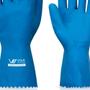 Imagem de Luva de Látex Azul com Forro Verniz Silver - Volk