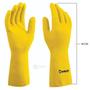 Imagem de Luva de Latex Forrada Amarela - KIT 12PARES - Imbat