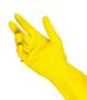 Imagem de Luva de Látex P Amarela 1 Par Anatômicas Resistentes Talge