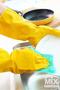 Imagem de Luva de Látex Para Limpezas Gerais Amarela Tam. P, M e G - Bompack