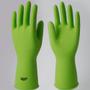 Imagem de Luva de látex Verde P, M, G, XG TOP Sanro CA 40045 para limpeza, higiene e trabalhos gerais