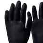 Imagem de Luva de malha poliéster com palma banhada em PU Tam 9 - Supertact PU - Carbografite