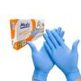 Imagem de Luva Descartável Nitrilo Azul "P" Sem Pó Caixa com 100 Unidades Medix