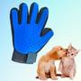 Imagem de Luva Escova Magnética Pet - Tira Remove Pêlos Gatos Cachorro