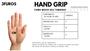 Imagem de Luva  Hand Grip Com Munhequeira - 3 Três Furos  Palmar NOGUE FIT