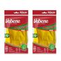 Imagem de Luva Latex Multiuso Flex Leve Amarela Vabene  Kit c/ 2 Pares
