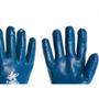 Imagem de Luva Malha Kalipso Banho Nitrilico Nitrili-Ka 30 Azul 10 - Xg - Kit C/12 Pares