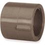 Imagem de Luva Marrom Tigre Liso Rosca 50Mm X 1.1/2''  - Kit C/10