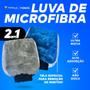 Imagem de Luva Microfibra Automotiva 2 em 1 Lavagem e Limpeza Vonixx