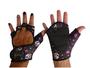 Imagem de Luva para Academia Luva com Polegar de Neoprene Caveira Preta