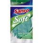 Imagem de Luva para Limpeza SOFT Pequena Verde Látex com Forro Flocado