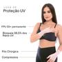Imagem de Luva Proteção Solar UV Curta Sem Dedos Tratamento Queimadura