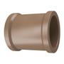 Imagem de Luva PVC Liso Liso Marrom 3/4 Tigre - Kit C/50 Unidades