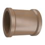 Imagem de Luva PVC Liso Liso Marrom 3/4 Tigre - Kit C/50 Unidades
