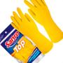 Imagem de Luva Sanro Forrada Top Amarela .Xg - Kit C/10 PR