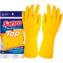 Imagem de Luva Sanro Forrada Top Amarela .Xg - Kit C/10 PR
