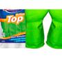 Imagem de Luva Sanro Forrada Top Verde ,M - Kit C/10 PR