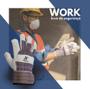 Imagem de Luva Work 196 Kalipso Raspa e Lona Super Reforçãda