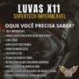 Imagem de Luva x11 dry supertech preto pp/xs  impermeável cano longo com proteção