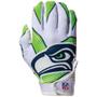 Imagem de Luvas de Futebol Americano Franklin Sports Seattle Seahawks para Receptor