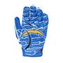 Imagem de Luvas de Futebol Americano Wilson NFL Stretch Fit - Los Angeles Chargers