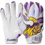 Imagem de Luvas de futebol Franklin Sports Minnesota Vikings NFL Youth