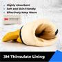 Imagem de Luvas de Trabalho de Inverno em Couro com 3M Thinsulate - Conjunto com 2 Pares