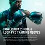 Imagem de Luvas de treino Everlast Powerlock 2 Hook & Loop 16 oz azuis